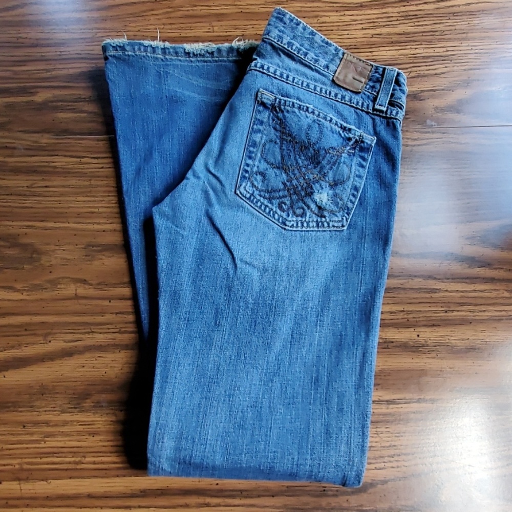 BKE Starlite Flare Low Rise Jeans
